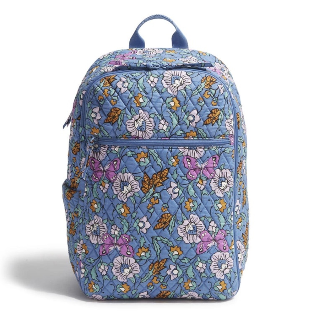 VERA BRADLEY Outlet Cotton Lay Flat Travel Backpack